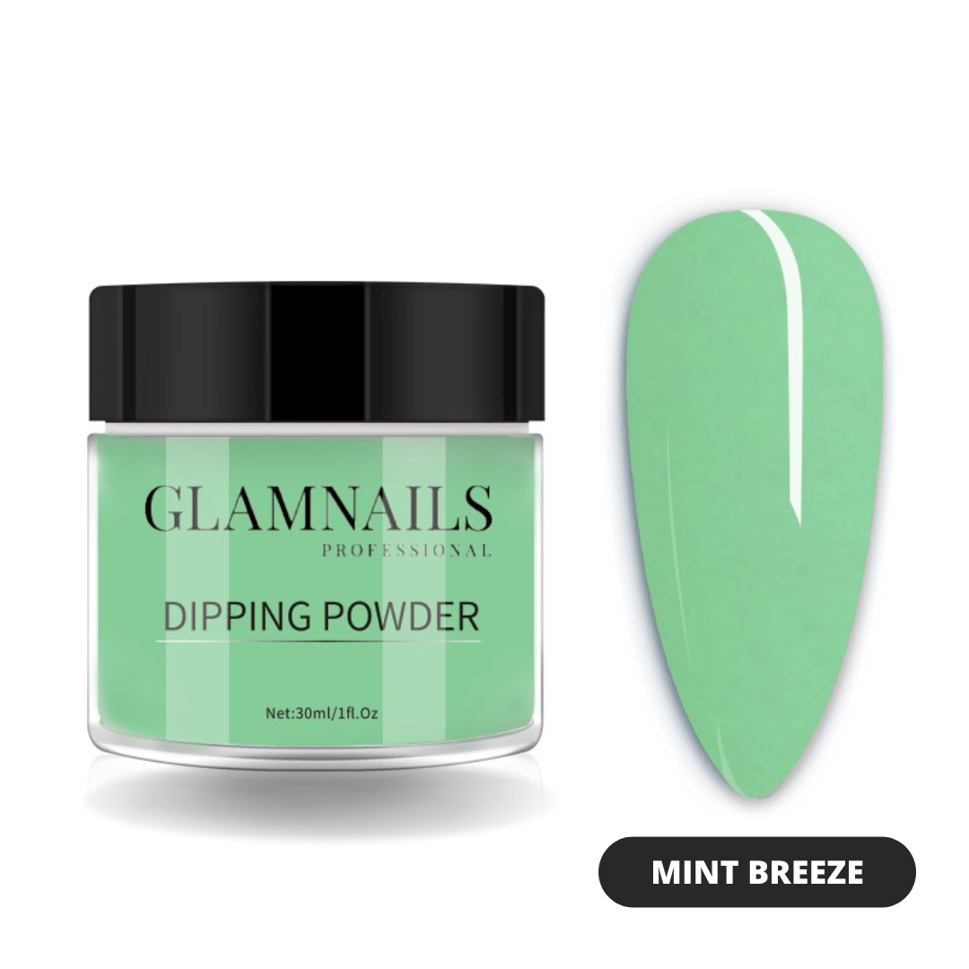 Glamnailsprofessional dipping powder Starterkit - 2 Dipping Powder Kleuren + Coatingset