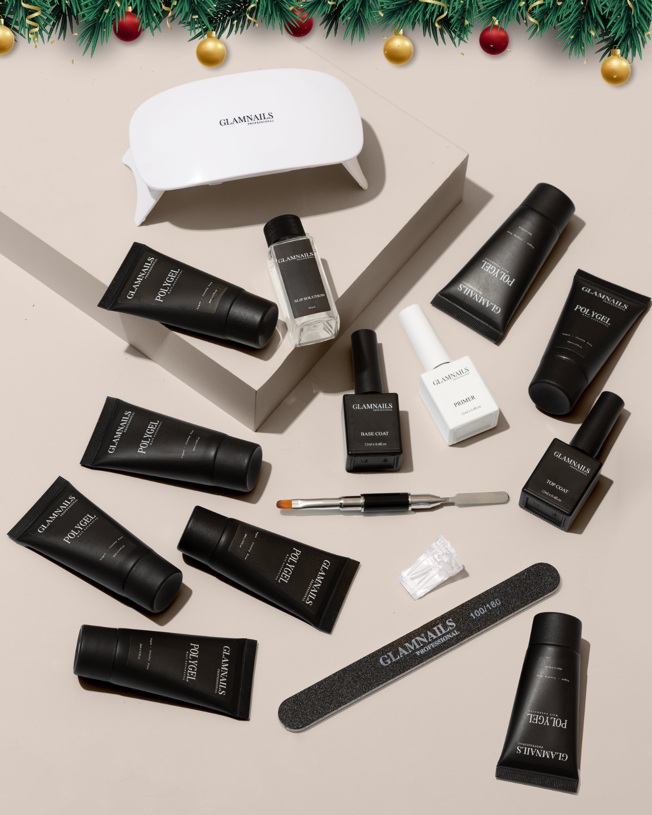 Glamnailsprofessional Gezondheid & beauty > Nagelverzorging > Nagelgel XMAS | Polygel Starterset | 4+4 Gratis Kleuren